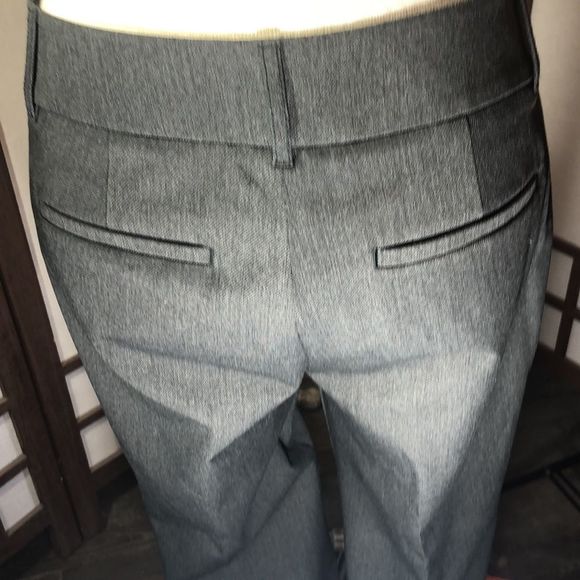Ann Taylor loft charcoal Marisa trouser sz 6 / four pockets/ zipper/ belt loops - Picture 6 of 14